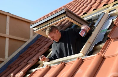 Pose de fenêtres de toit Velux au Ribay